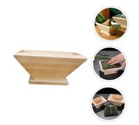 Ipetboom Wooden Chinese Rice Dumpling Mold Medium Square Traditional Food Mold for DIY Kitchen Rice-Pudding Making Tool with Comfortable Grip and Easy Cleaning