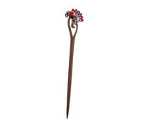 Ipetboom Wooden Hair Sticks Retro Floral Hair Chopsticks Elegant Chinese Vintage Accessories Comfortable Sandalwood Design for Weddings and Parties