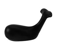 Ipetboom Zinc Alloy Dolphin Tail Wall Hook, Black Nautical Hat and Coat Hook for Bedroom Bathroom Kitchen, 3.2x1.2 Inch Multifunctional Door Hanging Organizer
