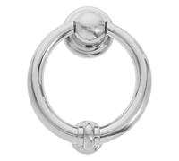 Ipetboom Zinc Alloy Door Knocker for Front Door Classical European Style Wear-Resistant Easy Loud Knock Suitable for Home Office Shop Entry Security