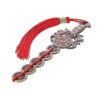 Ipetboom Zinc Alloy Exorcism Sword Feng Shui Decor for Home Shop Retro Seven Star Sword Handicraft Ornament to Ward Off Evil Spirits and Bring Prosperity Feng Shui Hanging Decoration