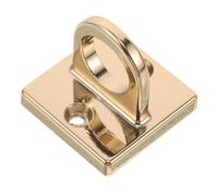 Ipetboom Zinc Alloy Titanium Color Wall Hook for Hotel Concierge Rope Barrier Queue Management Stanchion Rope Wall Mount Receiver Plate for Safety Barriers