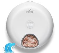 iPettie Donut Frost 6 Meal Cordless Automatic Pet Feeder, Dry & Wet Food Automatic Cat Feeder with Two Ice Packs, Rechargeable Massive Battery, Programmable Timer, Holds 6 x ½ lb. of Food