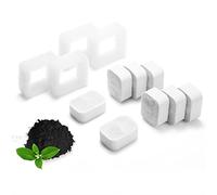 iPettie Replacement Filters for Tritone & Fiumi Ceramic Pet Water Fountain, 8PCS Carbon Filters and 2PCS Foam Filters