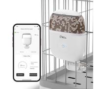 iPettie Smart WiFi Hanging Cage Feeder for Rabbits, Cats, Dogs & Hamsters - Perfect for Pet Stores, Remote & Portion Control, Timed Feeding, 62oz Capacity, Compatible with 5-30mm Dry Food