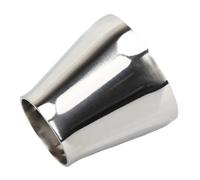 IPEVMLZ 19mm-108mm Universal Car Modification Accessories Tube Exhaust Pipe Adapte SS304 Stainless Steel Butt Welding Speed Reducer(45mm To 57mm)