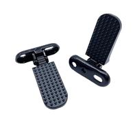 IPEVMLZ 2Pcs Bike Rear Pedals Foldable Foot Pegs Anti Slip Metal Rear Seat Footrest Bicycle Pedals Quick Release Bicycle Footrest