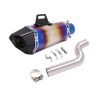 IPEVMLZ 51mm For B&MW F900 R XR F900R F900XR 2020 2021 2022 2023 Motorcycle Exhaust Muffler DB Killer Escape Moto Mid Link Pipe Slip On(Style A)