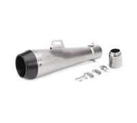 IPEVMLZ 51MM Motorcycle Exhaust Pipe Escape Moto Pot Muffler Slip On For Scooter Motocross Dirt Bike Moto 300cc 600cc 1000cc(TYPE-C)