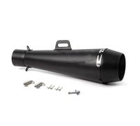 IPEVMLZ 51MM Motorcycle Exhaust Pipe Escape Moto Pot Muffler Slip On For Scooter Motocross Dirt Bike Moto 300cc 600cc 1000cc(TYPE-E For left)