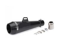 IPEVMLZ 51MM Motorcycle Exhaust Pipe Escape Moto Pot Muffler Slip On For Scooter Motocross Dirt Bike Moto 300cc 600cc 1000cc(TYPE-a)