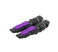 IPEVMLZ 8MM Hole Universal Motorcycle Rear Passenger Foot Pegs Aluminum Footrest Scooter minum For Motorcycles Mopeds Karts Scooters(Purple)