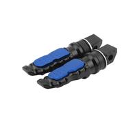 IPEVMLZ 8MM Hole Universal Motorcycle Rear Passenger Foot Pegs Aluminum Footrest Scooter minum For Motorcycles Mopeds Karts Scooters(Blue)