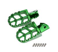 IPEVMLZ Accessories Footrest Footpegs Foot Pegs Rests Pedal For CRF150F CRF230F CRF150 CRF230 F CRF 150F 230F 230 F 2003-2023(Green)