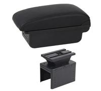 IPEVMLZ Armrest Box For Fiat For Grande For Punto For Fiat For Punto Car Armrest Box Central Storage Box With USB(C1 Black line)