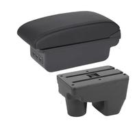 IPEVMLZ Armrest Box For Toyota For Yaris For Elegant GR 2021 2023 2024 2025 Car Armrest Auto Storage Box Central Armrest Box(B2 black line 3USB)