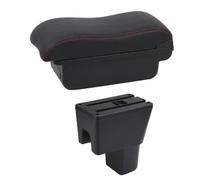 IPEVMLZ Car Armrest Box For Suzuki For Celerio Car Center Storage Box Central Armrest Box(B2 Red Line)