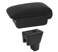 IPEVMLZ Car Armrest Box For Suzuki For Celerio Car Center Storage Box Central Armrest Box(C1 Red Line)