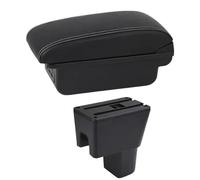 IPEVMLZ Car Armrest Box For Suzuki For Celerio Car Center Storage Box Central Armrest Box(C1 White Line)
