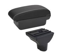 IPEVMLZ Car Armrest For Hyundai I20 2012 Armrest Box Interior Parts Details Special Retrofit Parts Center Storage Box(C3 Black white NO USB)