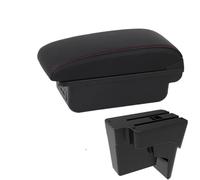 IPEVMLZ Car Armrest For Kia K3 BL7 2023 2024 2025 Center Console Armrest Storage Box With USB(B1 Black red 3USB)
