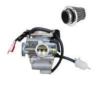 IPEVMLZ Carburetor For 125cc For Sym Symply Jet 4 Euro MX SR ST VS Symphony Fiddle II 2 III 3 Shark Joyride Allo ORBIT Crox 125 Carb Carburetor(BLACK)
