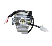 IPEVMLZ Carburetor For 125cc For Sym Symply Jet 4 Euro MX SR ST VS Symphony Fiddle II 2 III 3 Shark Joyride Allo ORBIT Crox 125 Carb Carburetor(Silver)