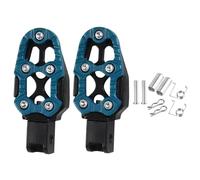 IPEVMLZ CNC Aluminium Alloy Universal Motorcycle Pedals Footpegs Pedals For Pit Dirt Bike Electric Bikes Dirt Bike Foot Pegs(Blue)