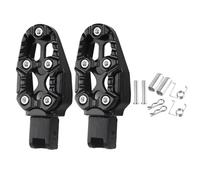 IPEVMLZ CNC Aluminium Alloy Universal Motorcycle Pedals Footpegs Pedals For Pit Dirt Bike Electric Bikes Dirt Bike Foot Pegs(BLACK)