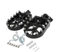 IPEVMLZ CNC Foot Pegs Footpeg Pedals FootRest For Y&amaha YZ 65 85 125 250 125X 250X 250FX 450FX WR 250F 450F YZF WRF 250 450(Black pin)