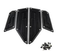 IPEVMLZ CNC Motorcycle Accessories Pedals Foot Pegs Rests For Y&amaha For TMAX 530 For T-max 530 T-max530 TMAX530 2012 2013 2014 2015 2016(BLACK)