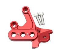 IPEVMLZ Foot Pegs Fixing Bracket Mount Support Electric Motorcycle For Surron For Light Bee X S For Segway X160 X260(Red Left)