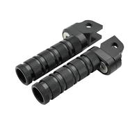 IPEVMLZ Foot Pegs FootRest Footpegs For Suzuki GSX-S750 S1000 S1000F/Z GSX250R For V-STROM250 GSX-R 1000 750 600 Motorcycle CNC Pedal(BLACK)