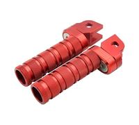 IPEVMLZ Foot Pegs FootRest Footpegs For Suzuki GSX-S750 S1000 S1000F/Z GSX250R For V-STROM250 GSX-R 1000 750 600 Motorcycle CNC Pedal(RED)