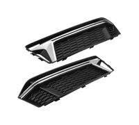 IPEVMLZ For A4 B9 S-Line S4 2016-2018 8W0807681K 8W0807682K Auto Fog Light Grille Fog Light Frame Bumper Honeycomb Lower Grid Grille