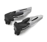 IPEVMLZ For ADV150 ADV160 ADV 150 160 Motorcycle Accessory CNC Aluminum Rearset Footrests Foot Rest Foot Pegs Pedal(GRAY,ADV160)