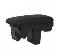 IPEVMLZ For C&hevrolet For Cavalier 2015-2019 Armrest Box Central Store Content Storage Box With Cup Holder Ashtray USB Interface(Black Black line)