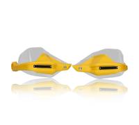 IPEVMLZ For CFMOTO 700MT 2025 Hand Guard Motorcycle Handguards Handlebar Guards Windshield(Big yellow transparent)