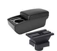 IPEVMLZ For Citroen For Sega Car Armrest Box Interior Modification Large Storage Space With USB(A2 black line No USB)