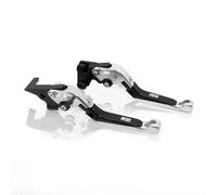 IPEVMLZ for CRF1100L for Africa for Twin 2017-2023 Motorcycle Adjustable Extendable Folding Brake Clutch Lever(Silver Black)