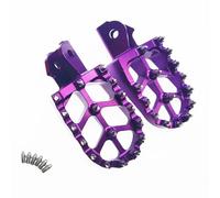 IPEVMLZ For CRF150F CRF230F CRF 150F 230F CRF 150 230 F CRF150 CRF230 F 230 Motorcycle Footrests Footpegs Foot Rests Pegs Pedals(Purple)