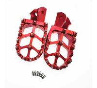 IPEVMLZ For CRF150F CRF230F CRF 150F 230F CRF 150 230 F CRF150 CRF230 F 230 Motorcycle Footrests Footpegs Foot Rests Pegs Pedals(RED)