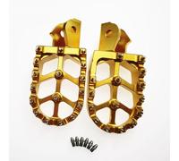 IPEVMLZ For CRF150F CRF230F CRF 150F 230F CRF 150 230 F CRF150 CRF230 F 230 Motorcycle Footrests Footpegs Foot Rests Pegs Pedals(Gold)