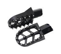 IPEVMLZ For CRF70 CRF110 XR50 XR70 XR110 Apollo 110Coleman CT200U KAYO SSR M2R Universal CNC Colorful Footpeg Footrest Foot Pegs(BLACK)