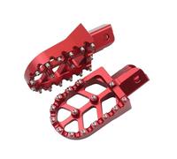 IPEVMLZ For CRF70 CRF110 XR50 XR70 XR110 Apollo 110Coleman CT200U KAYO SSR M2R Universal CNC Colorful Footpeg Footrest Foot Pegs(RED)
