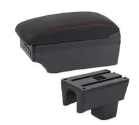IPEVMLZ For Daihatsu For Terios Car Armrest Box Center Console Interior Parts Accessories With USB(C1 red line 7USB)