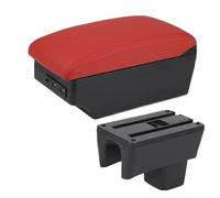 IPEVMLZ For Daihatsu For Terios Car Armrest Box Center Console Interior Parts Accessories With USB(C4 red 7USB)