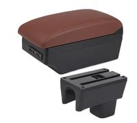 IPEVMLZ For Daihatsu For Terios Car Armrest Box Center Console Interior Parts Accessories With USB(C6 brown 7USB)