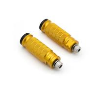 IPEVMLZ For Ducati For Monster 696 796 1100 S2R S4R S4RS Motorcycle Footpeg Pedal Footrest Foot Pegs Universal 8mm Foot Peg Rear set(Gold)