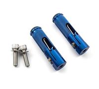 IPEVMLZ For Ducati For Monster 696 796 1100 S2R S4R S4RS Motorcycle Footpeg Pedal Footrest Foot Pegs Universal 8mm Foot Peg Rear Set(Blue)